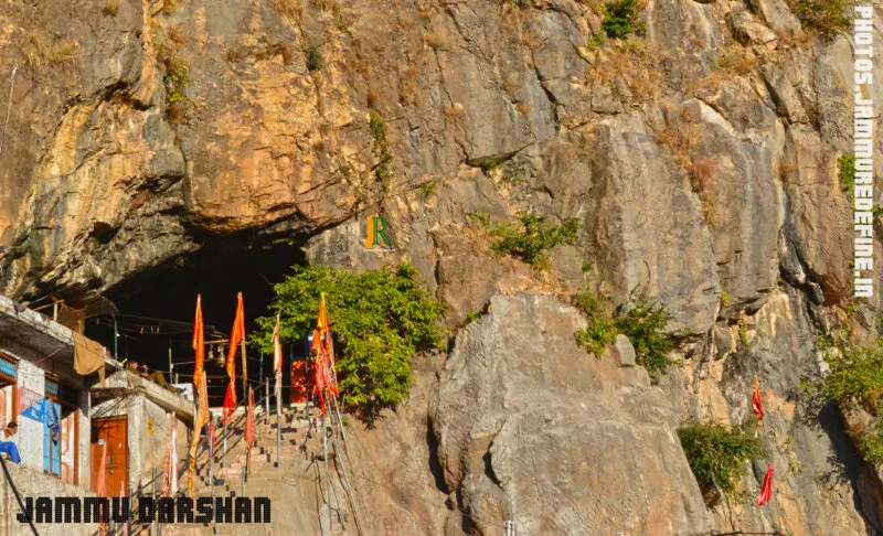 Entrance arch to Shiv Khori cave shrine, Ransoo, Reasi