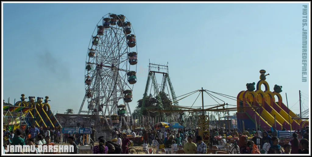 Well of Death stunt show at Jhiri Mela, Jammu