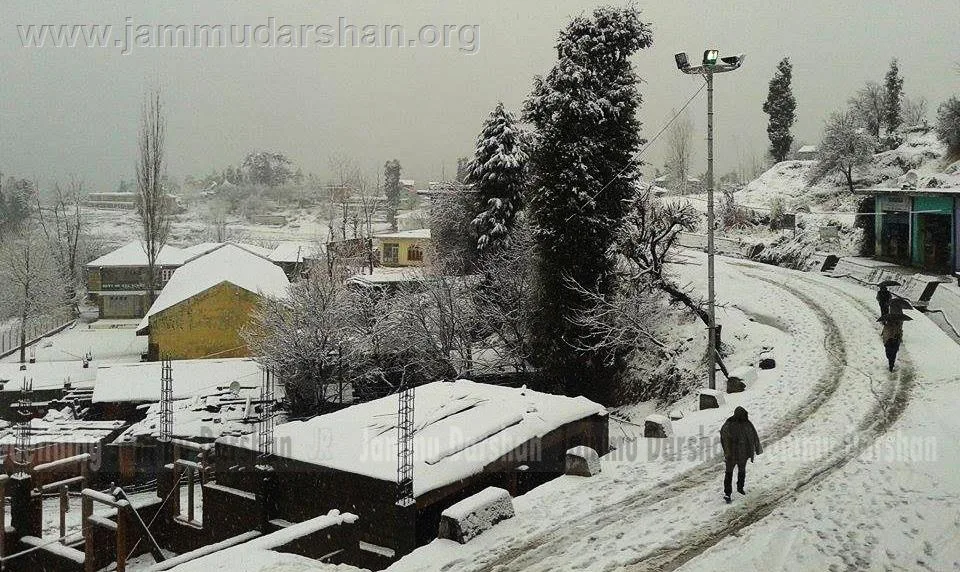 Winter landscape at Latti village, Jammu hills