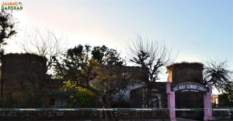 Panoramic view of Jaganoo historic town, Udhampur