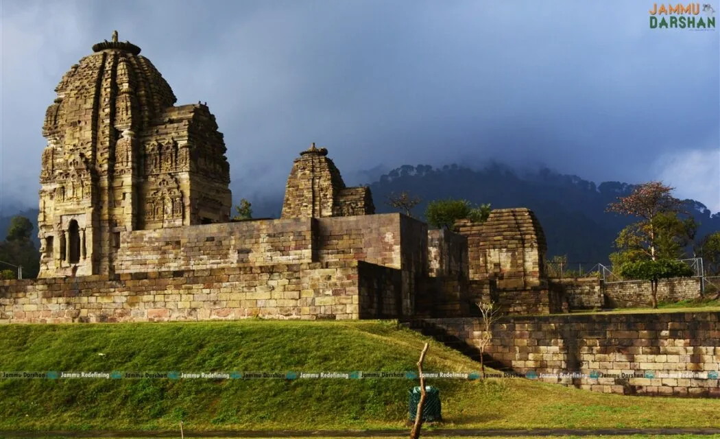 Ancient stone Shiva temple at Krimchi complex, Udhampur