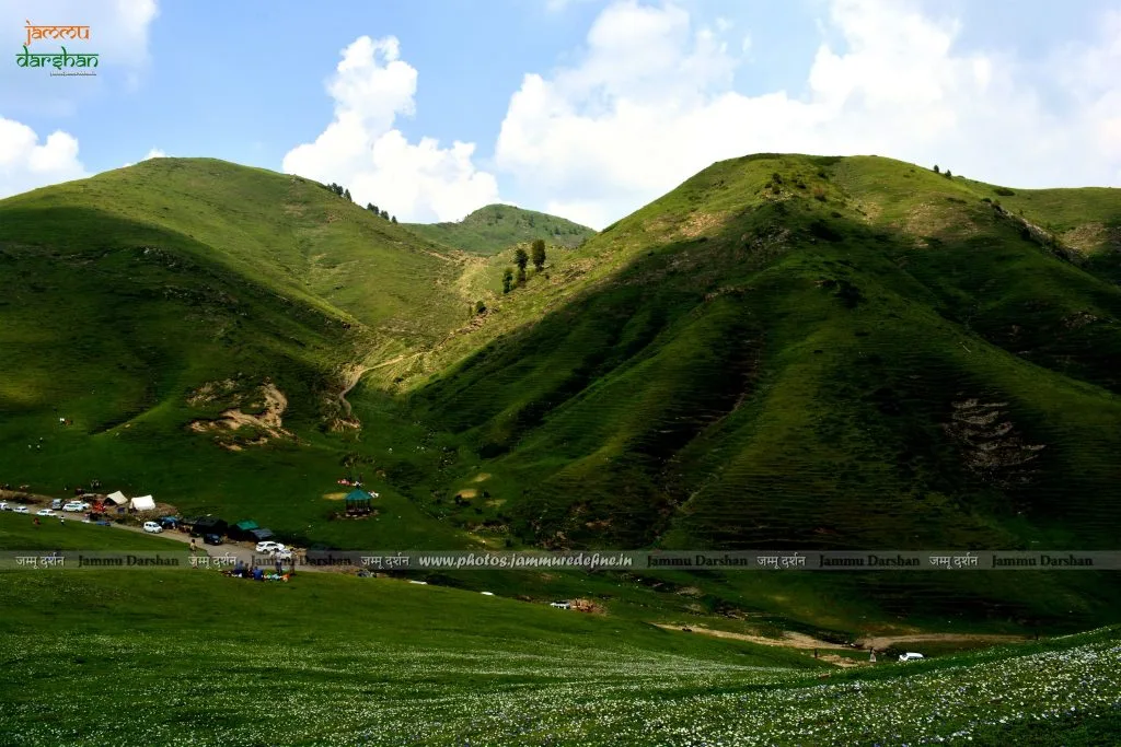 Padri Top picnic ridge in monsoon, Bhaderwah