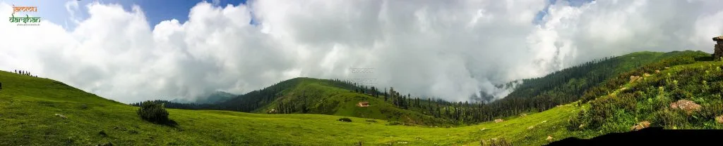 Himalayan ridge path on Shankhpal Trek near Sanasar